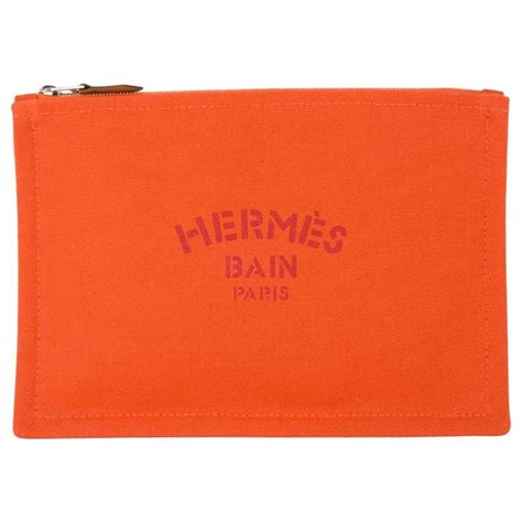 hermes bain pouch orange